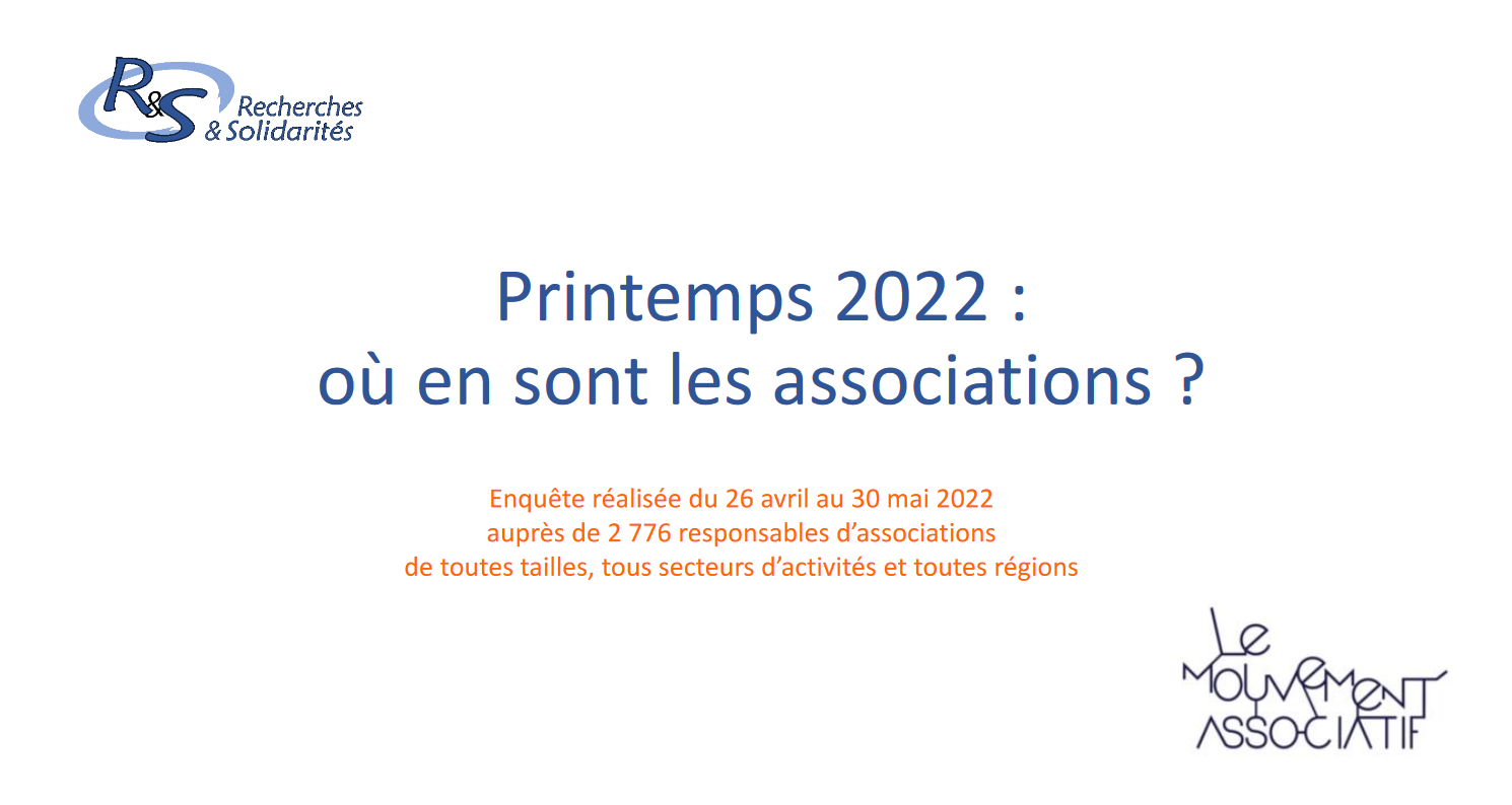 [Webinaire] Baromètre 2022 de l&rsquo;opinion des responsables associatifs