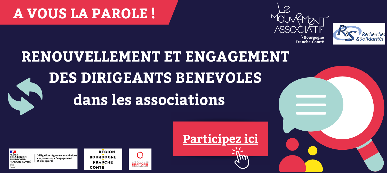 Enquête dirigeants bénévoles associations